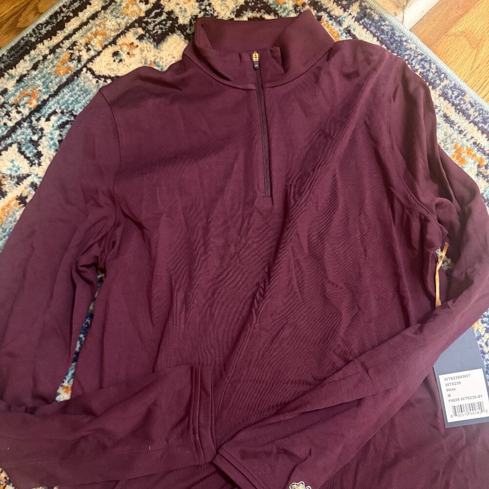 Tracksmith session quarter zip - NWT